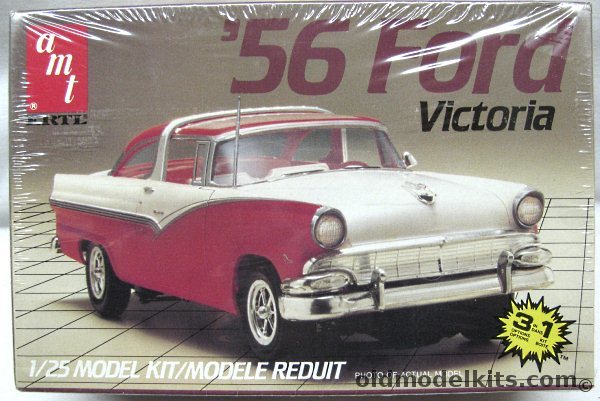 AMT 1/25 1956 Ford Victoria Hardtop - Stock / Drag / Custom, 6547 plastic model kit